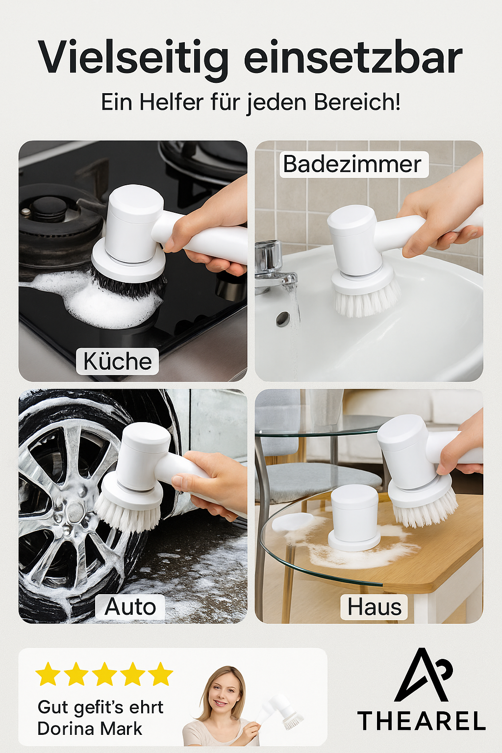 Thearel SpinPro® - All-in-One Reinigungshelfer